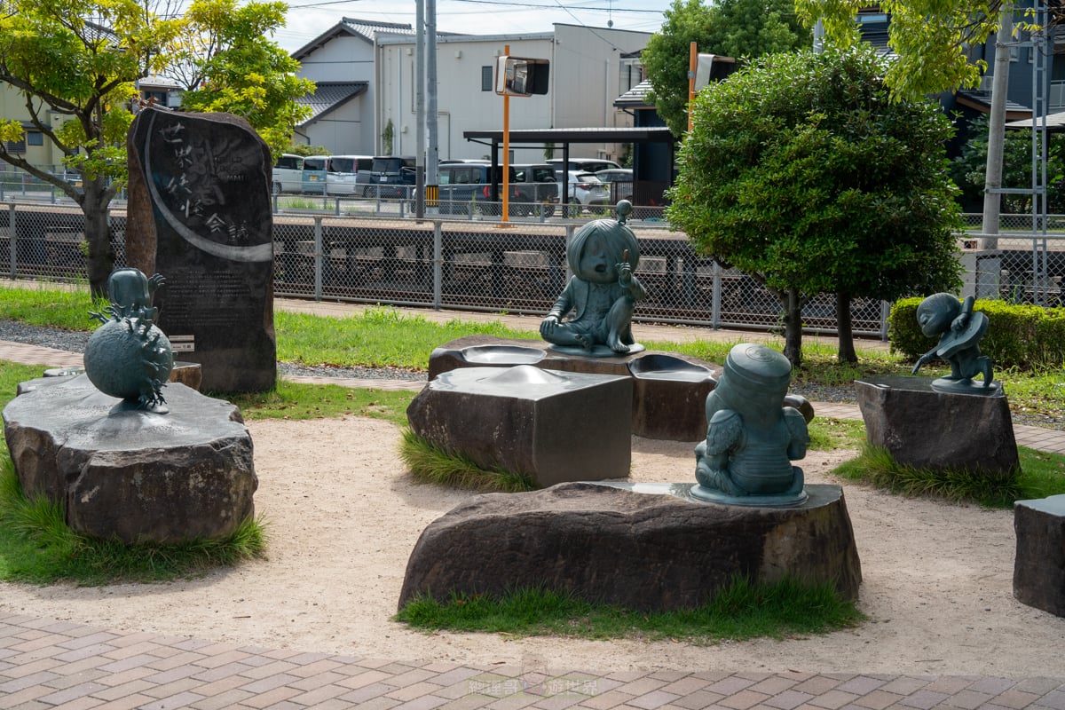 鳥取縣境港半日遊景點分享！鬼太郎境港車站、水木茂大道、妖怪神社、水木茂紀念館