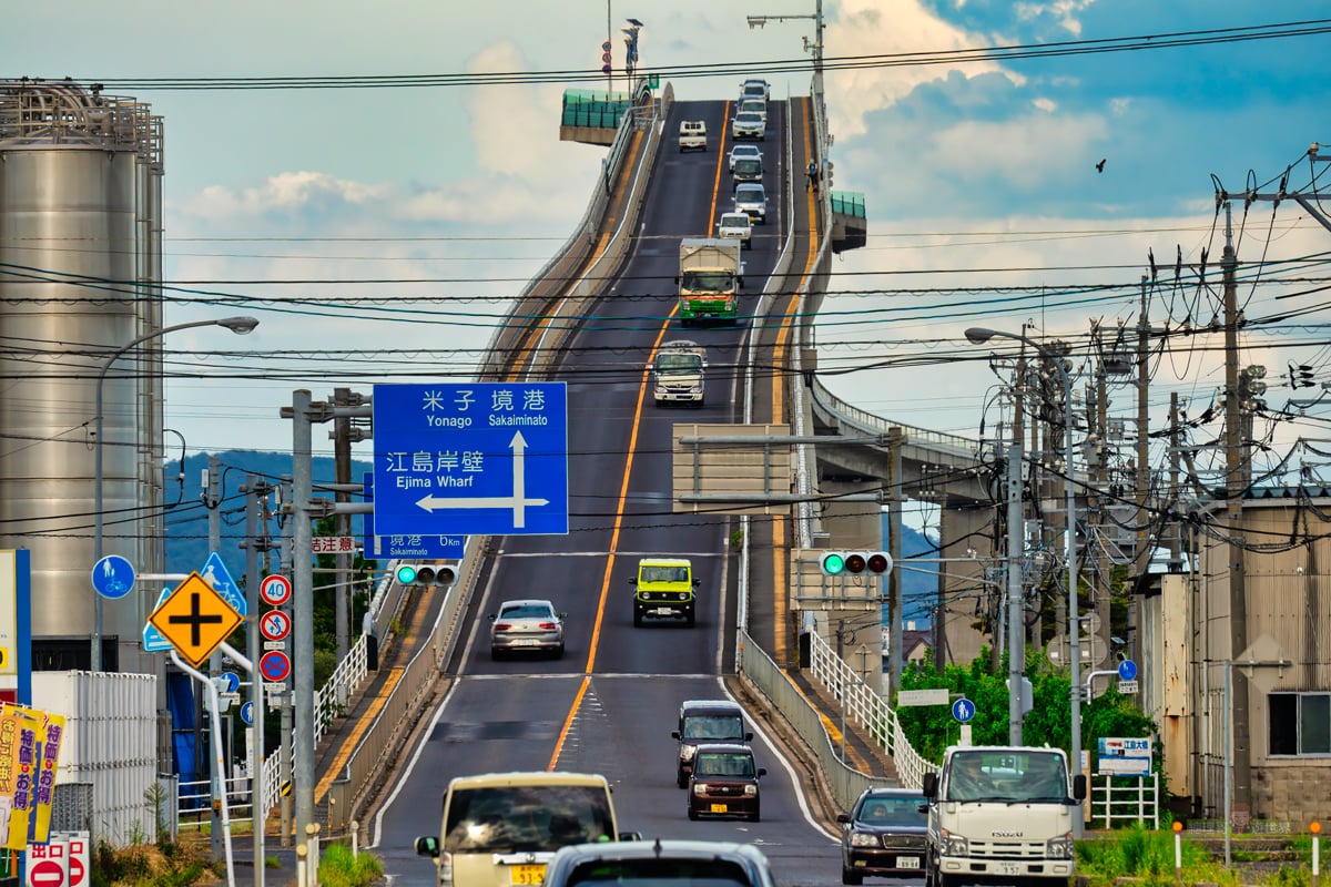 鳥取自駕景點 日本最陡江島大橋攝影點拍攝攻略