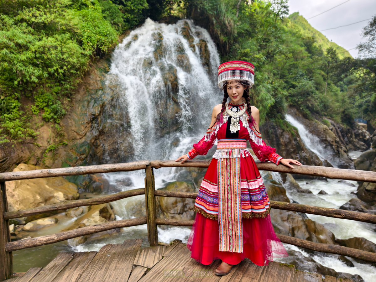 沙壩最美苗族部落 Cat Cat Village 體驗苗族傳統服飾