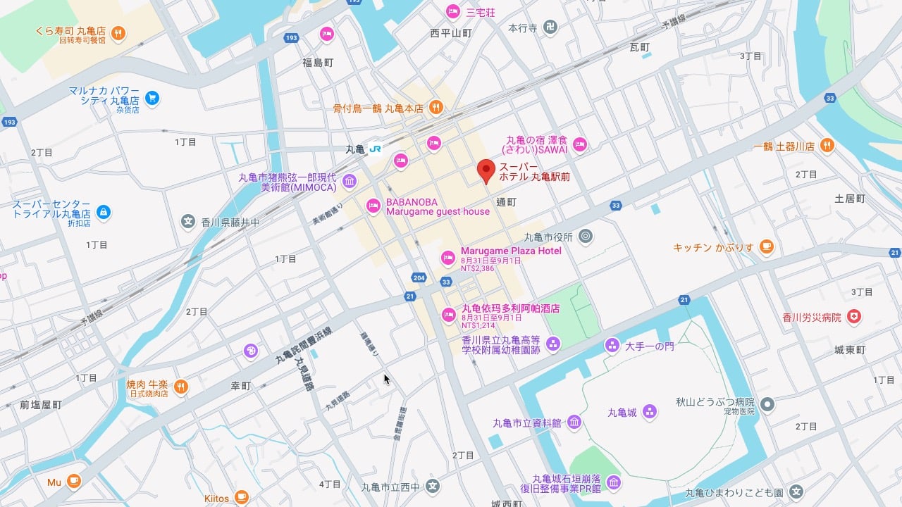 日本四國住宿推薦 丸龜 Super Hotel Marugame